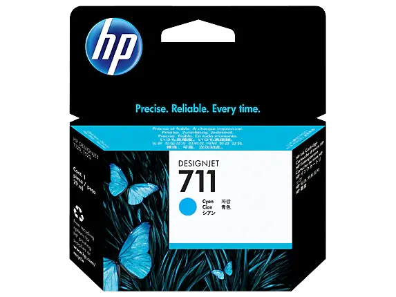 HP 711 Cyan ink Cartridge CZ130A,
