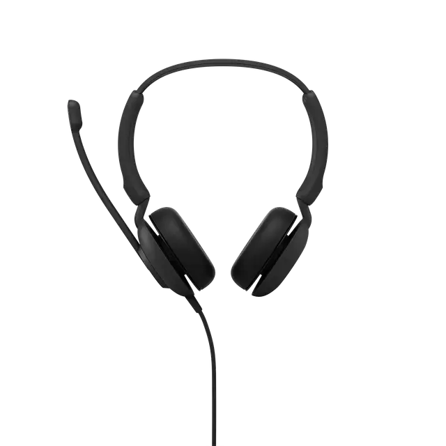 Evolve 10 Stereo, Jabra, Headphone, USB-A, Leatherettes, Black.